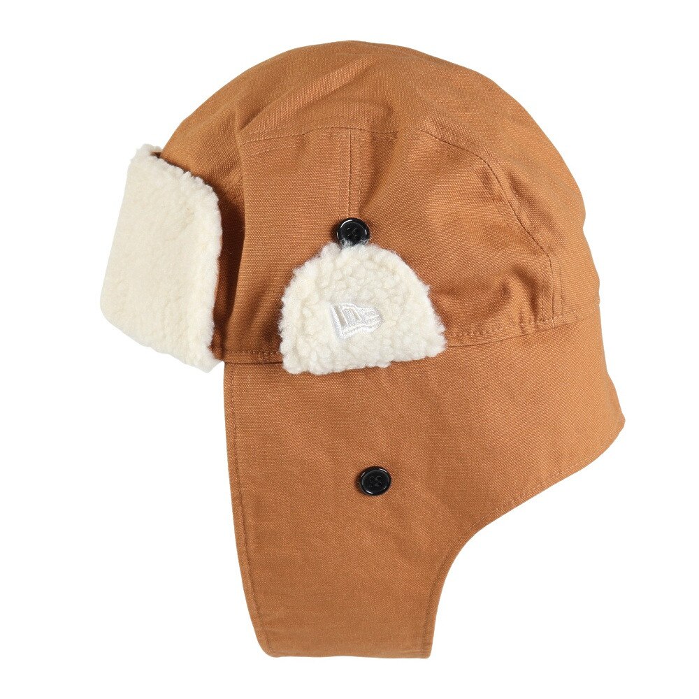 ニューエラ（NEW ERA）（メンズ）パイロットキャップ TRAPPER DUCK LTBRZ 14307146 Lサイズ キャラメル色