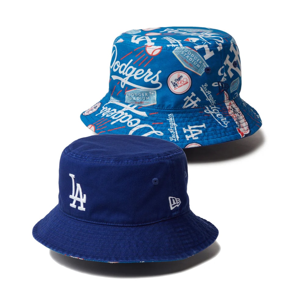 ニューエラ（NEW ERA）（メンズ、レディース）バケット01 リバーシブル MLB Reversible ハット ロサンゼルス・ドジャース 14307408