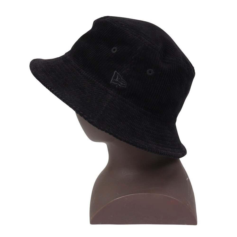 ニューエラ（NEW ERA）（メンズ、レディース）帽子 バケット01 コーデュロイ ベーシック 14307426 ブラック