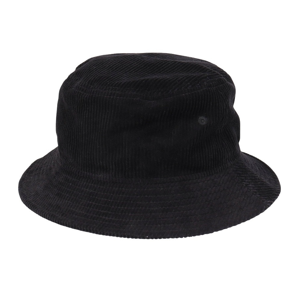 ニューエラ（NEW ERA）（メンズ、レディース）帽子 バケット01 コーデュロイ ベーシック 14307426 ブラック
