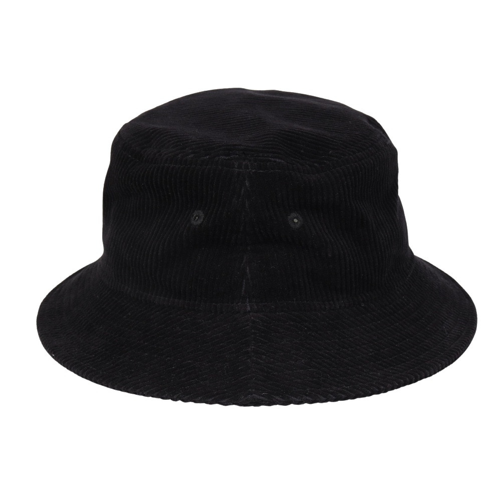 ニューエラ（NEW ERA）（メンズ、レディース）帽子 バケット01 コーデュロイ ベーシック 14307426 ブラック
