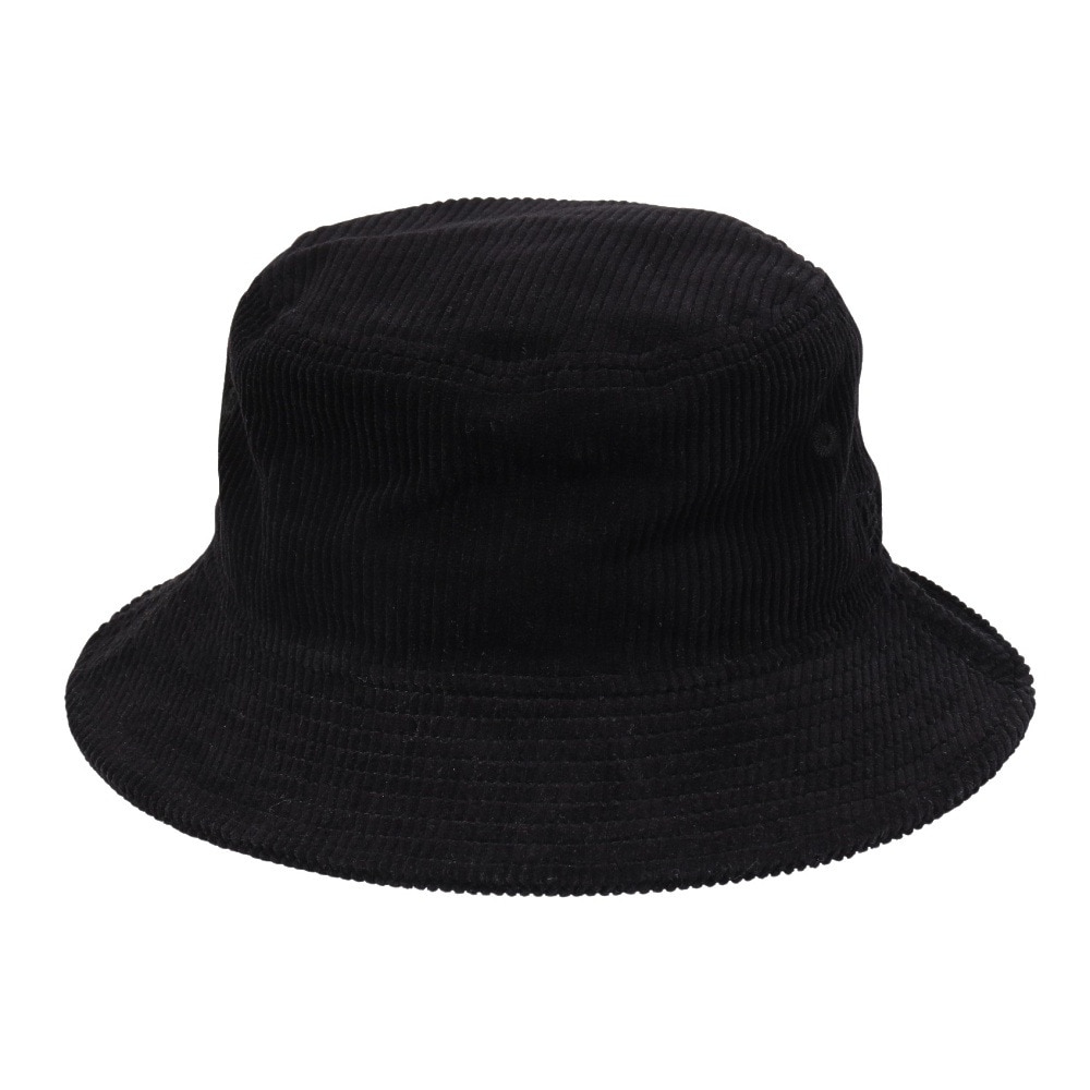 ニューエラ（NEW ERA）（メンズ、レディース）帽子 バケット01 コーデュロイ ベーシック 14307426 ブラック