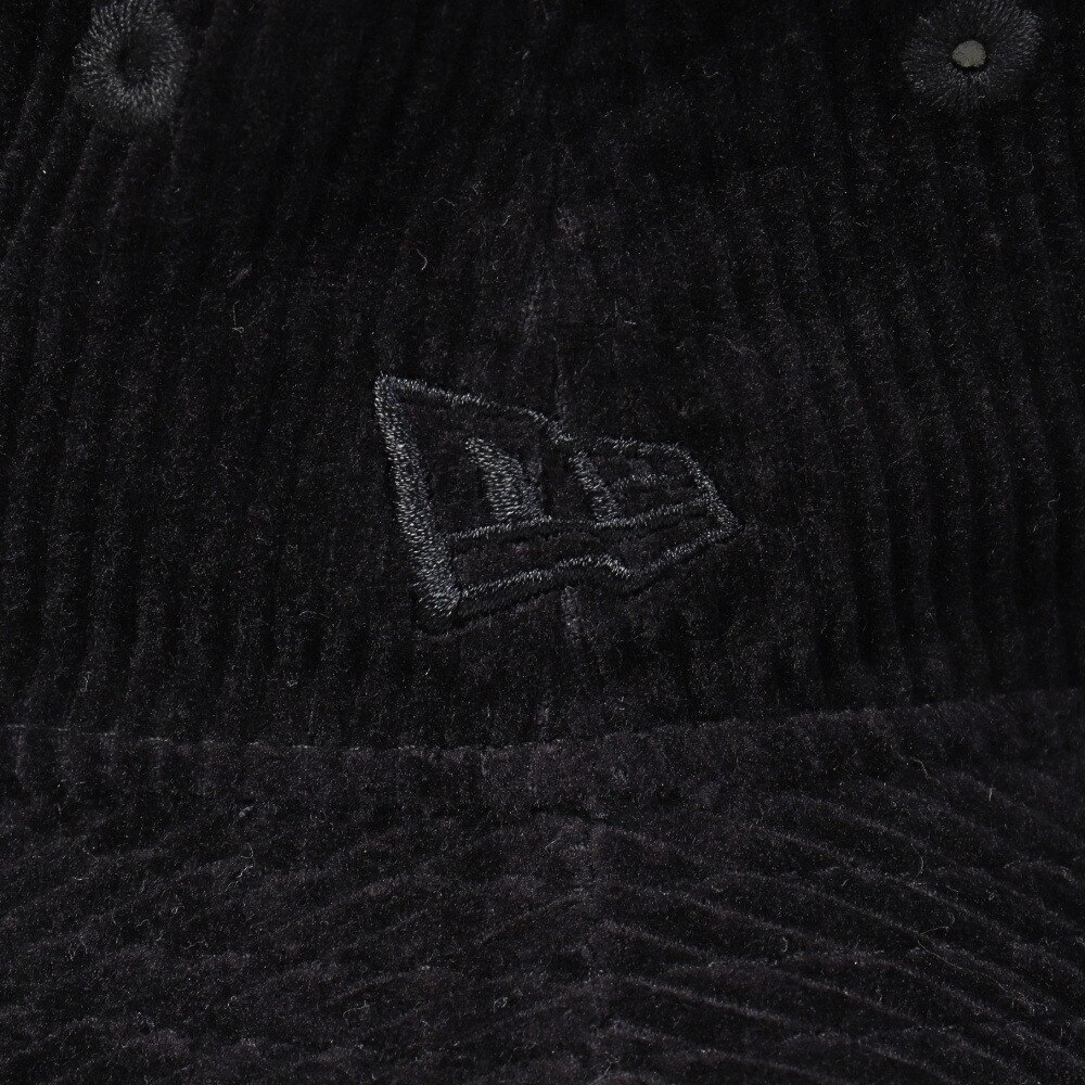 ニューエラ（NEW ERA）（メンズ、レディース）帽子 バケット01 コーデュロイ ベーシック 14307426 ブラック