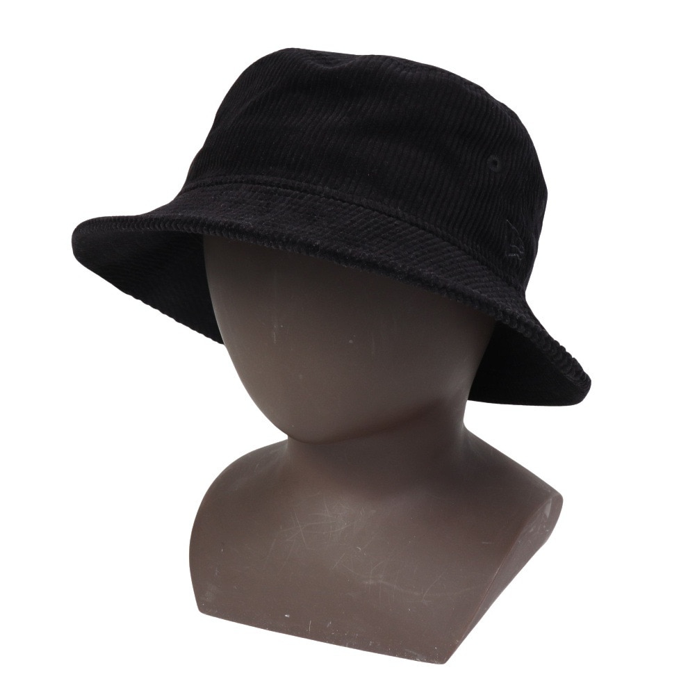 ニューエラ（NEW ERA）（メンズ、レディース）帽子 バケット01 コーデュロイ ベーシック 14307426 ブラック