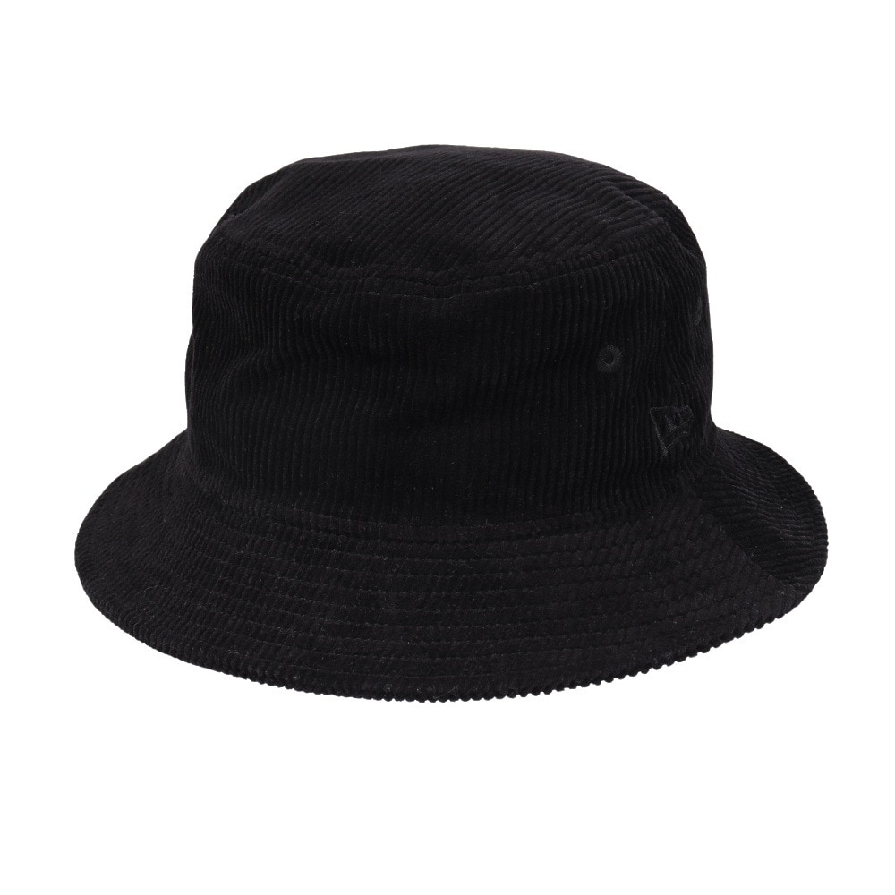ニューエラ（NEW ERA）（メンズ、レディース）帽子 バケット01 コーデュロイ ベーシック 14307426 ブラック
