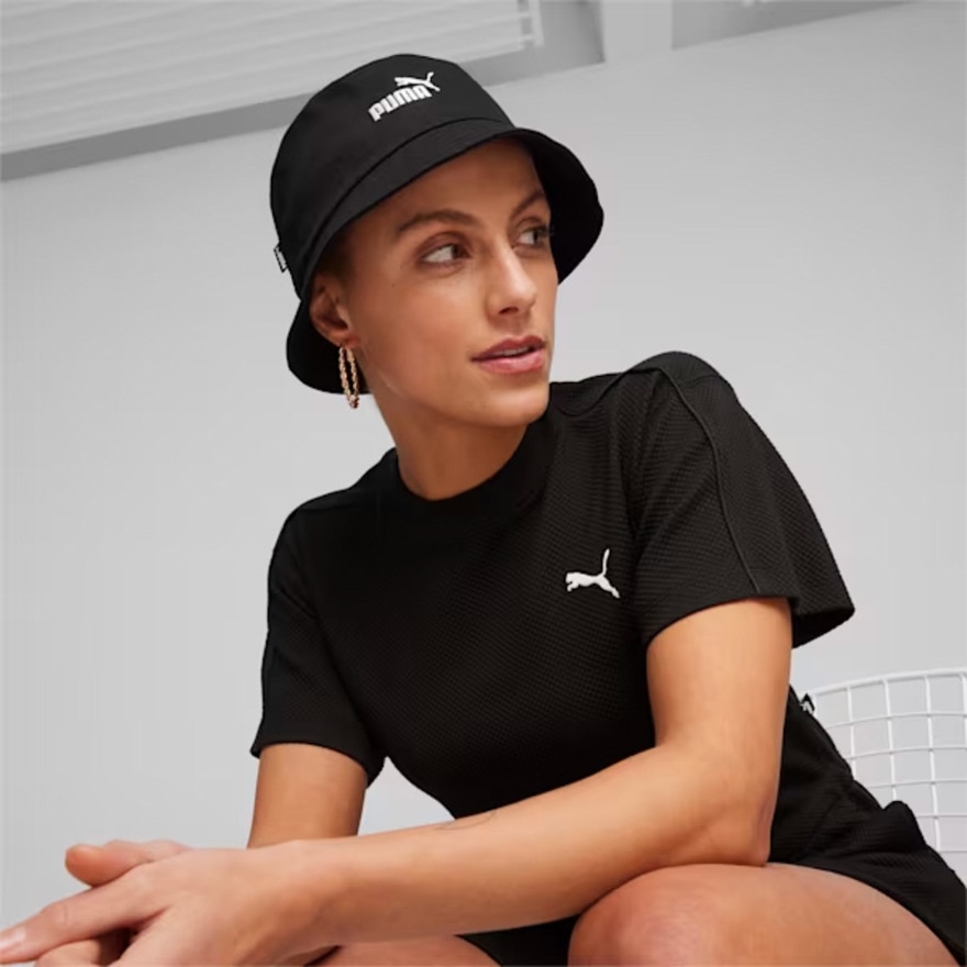 プーマ（PUMA）（メンズ、レディース）ESS NO.1 ロゴ バケットハット EC02536501 ブラック