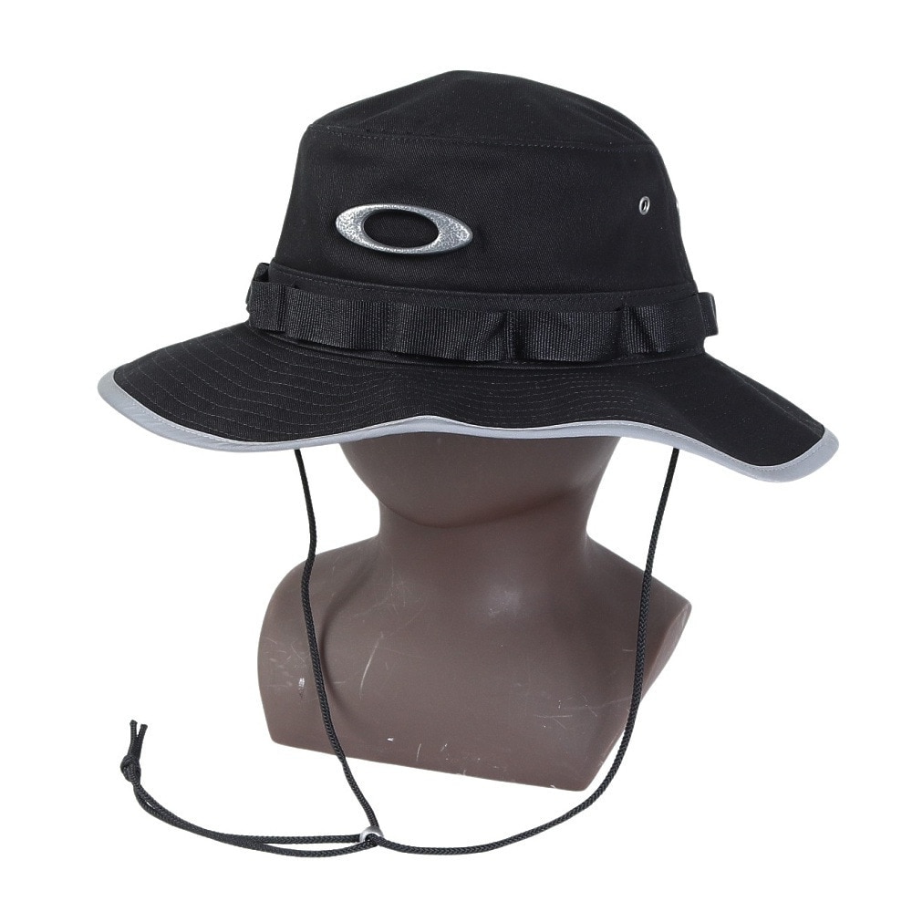 オークリー（OAKLEY）（メンズ）夜間安心 リフレクト仕様 ブーニー ハット FIELD BOONIE FOS901502-02E 黒