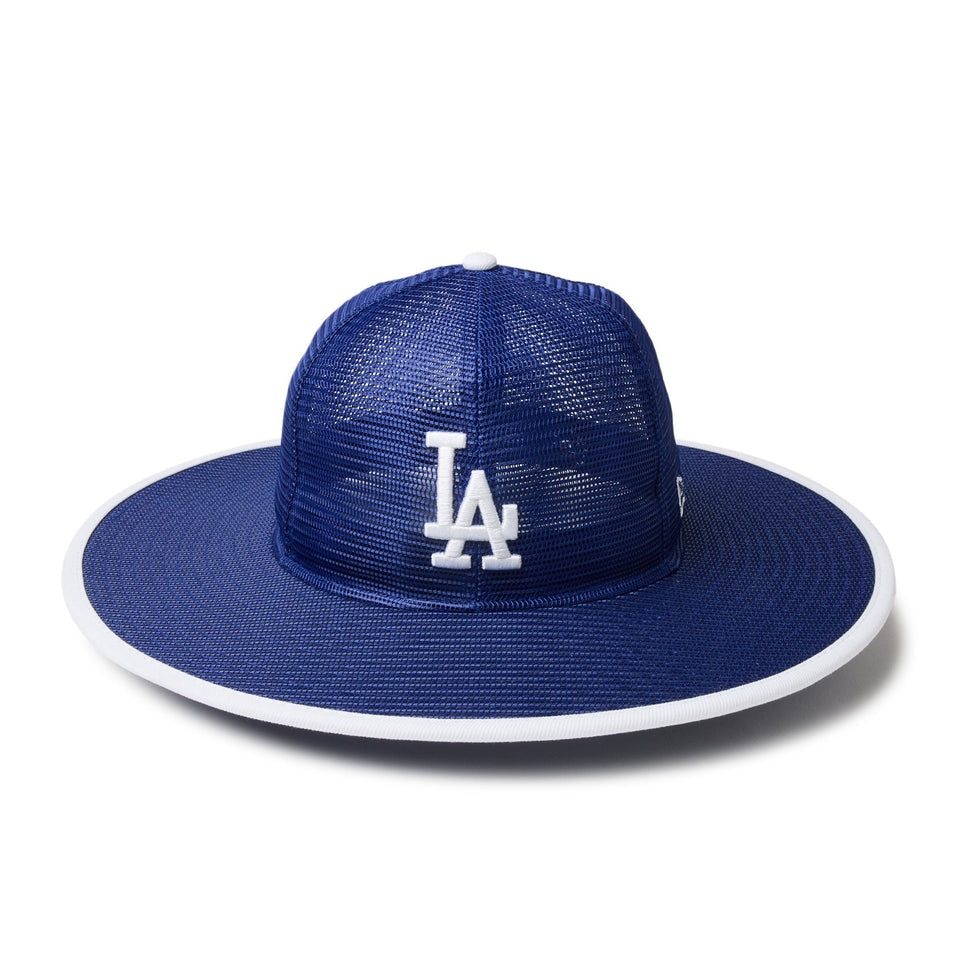 ニューエラ（NEW ERA）（メンズ、レディース）帽子 フィッテド ロングブリムハット メッシュ Fitted Long Brim Hat ロサンゼルス・ドジャース 14388409