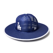 (メンズ、レディース)帽子 フィッテド ロングブリムハット メッシュ Fitted Long Brim Hat ロサンゼルス・ドジャース 14388409