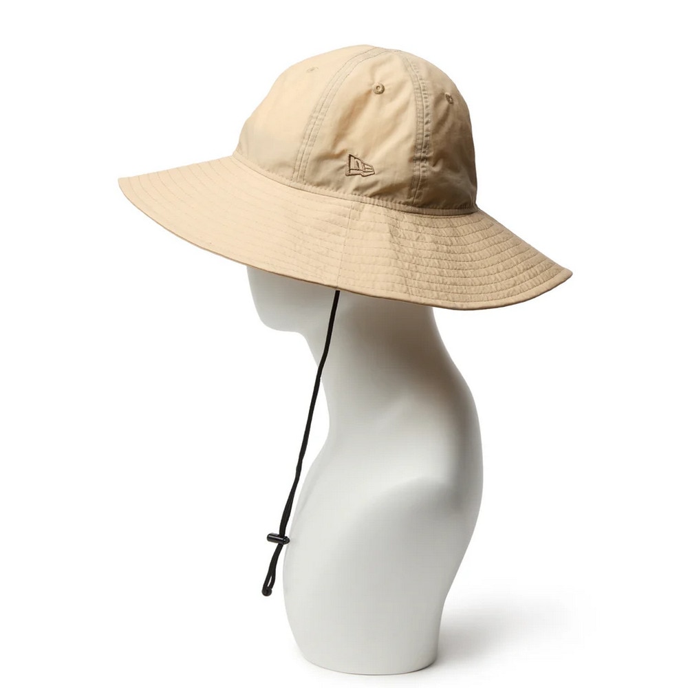 ニューエラ（NEW ERA）（メンズ、レディース）ハット エクスプローラー ワイドブリム サンドベージュ S-Lサイズ BGE 14388419 速乾 撥水 軽量 カジュアル 