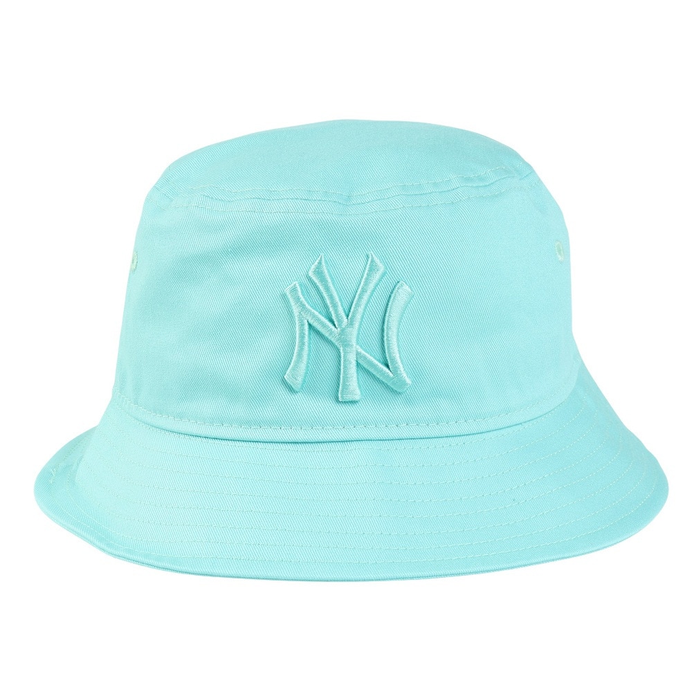 ニューエラ（NEW ERA）（メンズ、レディース）帽子 ハット バケット01 MLB Tonal Bucket Hat ニューヨーク・ヤンキース ミント色 Mサイズ  14388481 野球 