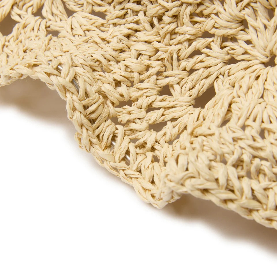 ニューエラ（NEW ERA）（メンズ、レディース）帽子 ハット アドベンチャー ワイドブリム Paper Crochet Hat ライトベージュ S-Mサイズ(57-59cm) 14419295