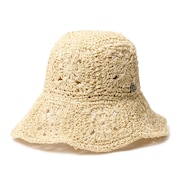 (メンズ、レディース)帽子 ハット アドベンチャー ワイドブリム Paper Crochet Hat ライトベージュ S-Mサイズ(57-59cm) 14419295