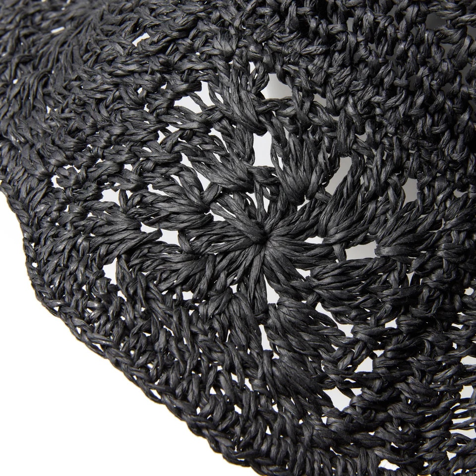 ニューエラ（NEW ERA）（メンズ、レディース）帽子 ハット アドベンチャー ワイドブリム Paper Crochet Hat 黒 S-Lサイズ(57-61cm) 14419296