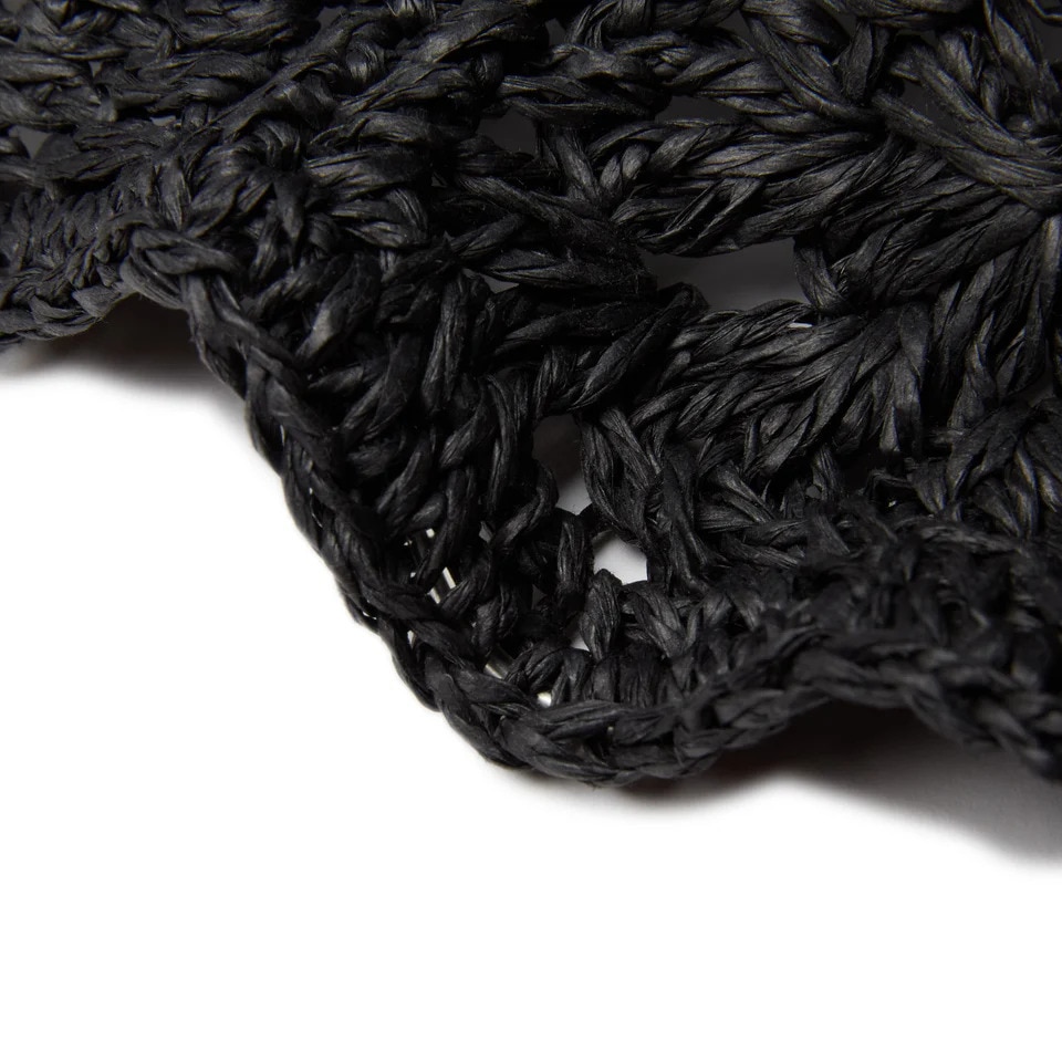 ニューエラ（NEW ERA）（メンズ、レディース）帽子 ハット アドベンチャー ワイドブリム Paper Crochet Hat 黒 S-Lサイズ(57-61cm) 14419296