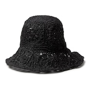 (メンズ、レディース)帽子 ハット アドベンチャー ワイドブリム Paper Crochet Hat 黒 S-Lサイズ(57-61cm) 14419296