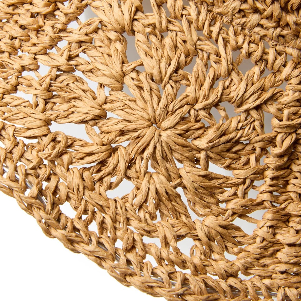 ニューエラ（NEW ERA）（メンズ、レディース）帽子 ハット アドベンチャー ワイドブリム Paper Crochet Hat ベージュ S-Lサイズ(57-61cm) 14419297
