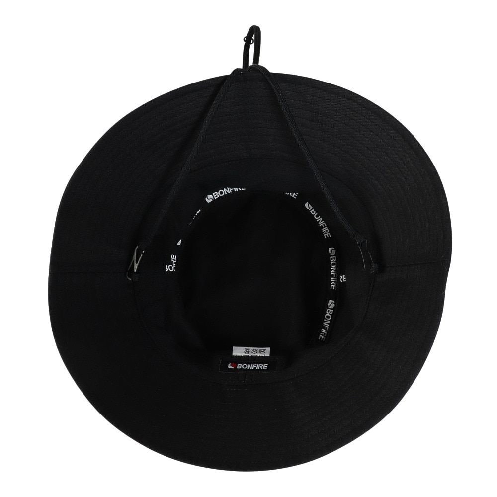 ボンファイア（Bonfire）（メンズ）パターンベルトハット 黒 0BNF5SST2369 BLK UVカット 紫外線対策 紫外線予防 吸汗速乾 接触冷感 おしゃれ カジュアル 