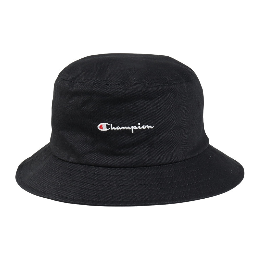 チャンピオン-ヘリテイジ（CHAMPION-HERITAGE）（メンズ）帽子 TWILL SCRIPT ハット 黒 58cm C8-B714C 090 バゲットハット バゲハ