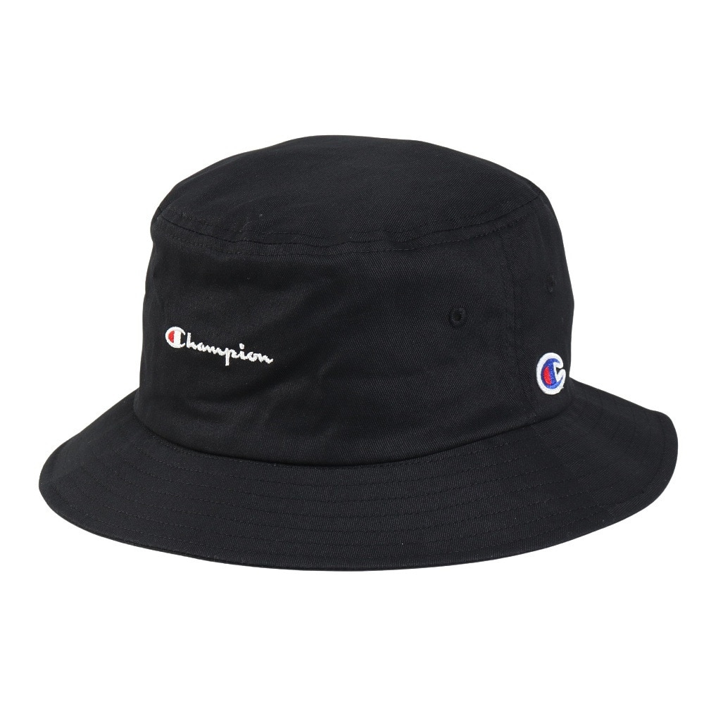 チャンピオン-ヘリテイジ（CHAMPION-HERITAGE）（メンズ）帽子 TWILL SCRIPT ハット 黒 58cm C8-B714C 090 バゲットハット バゲハ