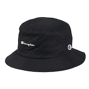 (メンズ)帽子 TWILL SCRIPT ハット 黒 58cm C8-B714C 090 バゲットハット バゲハ
