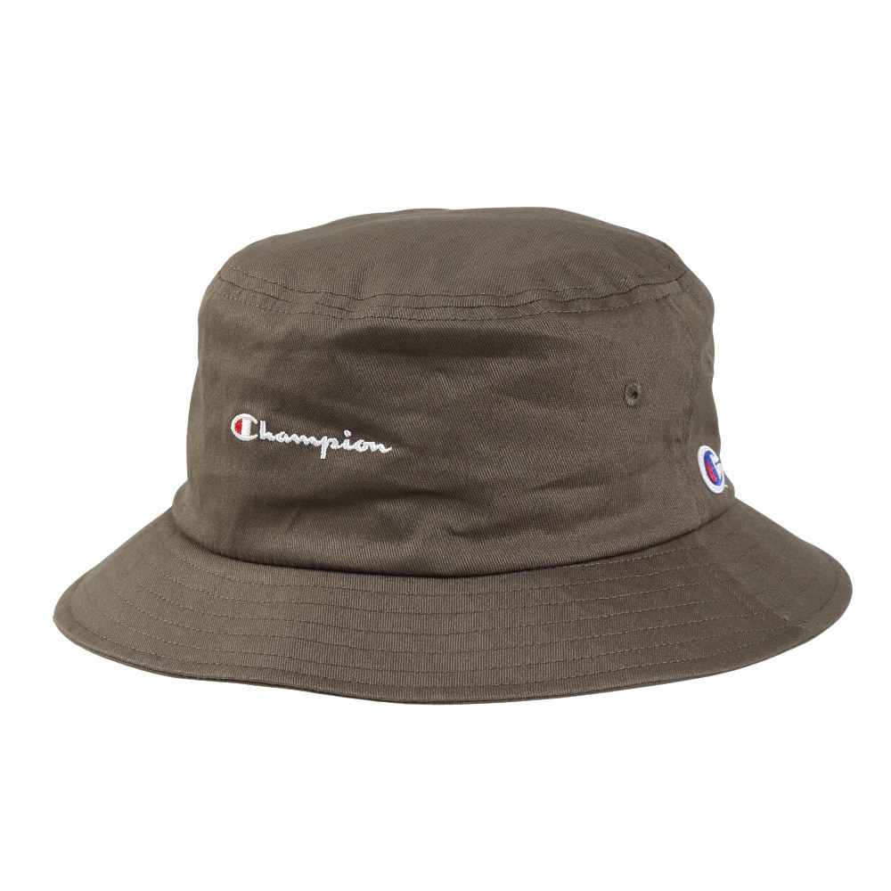 チャンピオン-ヘリテイジ（CHAMPION-HERITAGE）（メンズ）帽子 TWILL SCRIPT ハット ダークグリーン 58cm C8-B714C 670 バゲットハット バゲハ