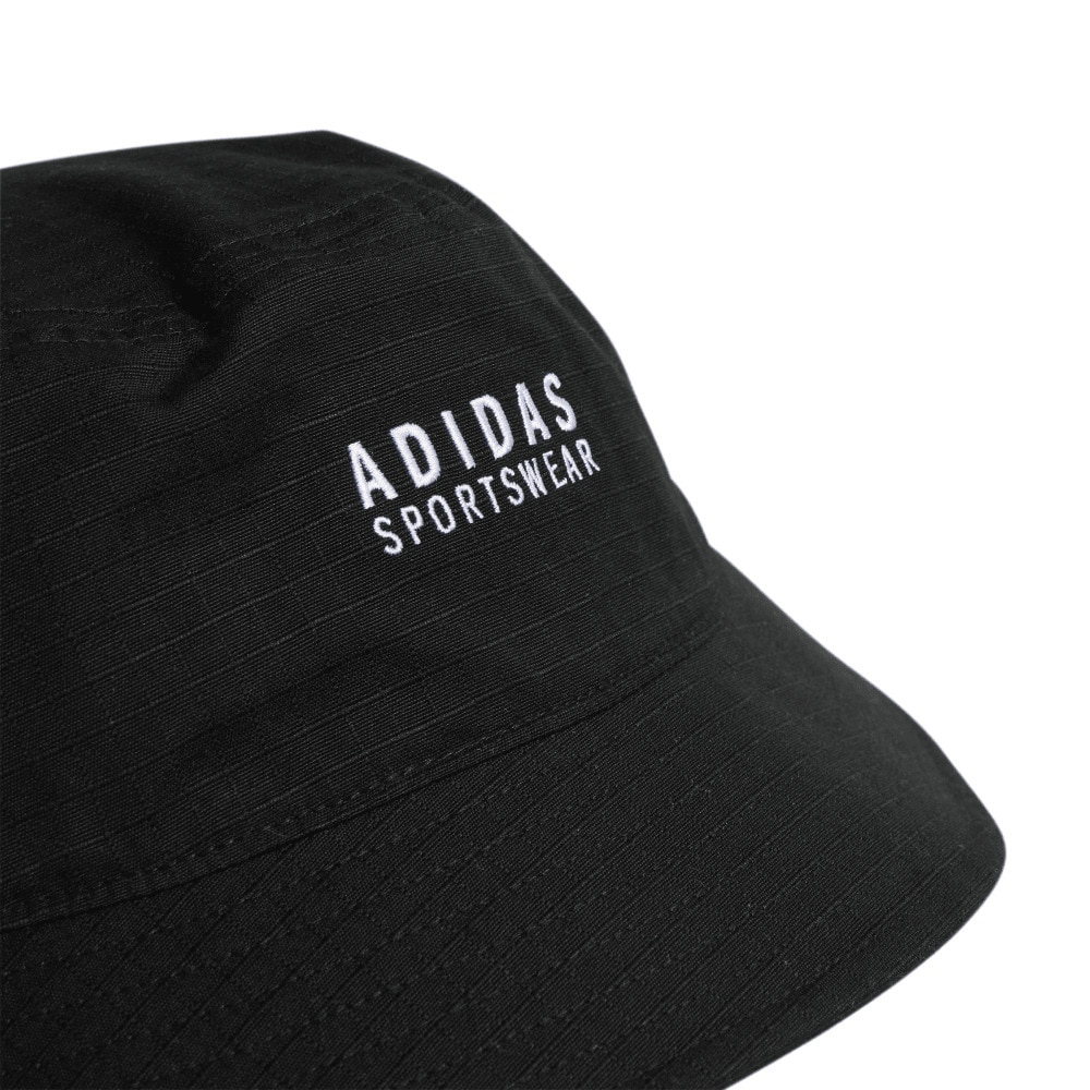アディダス（adidas）（メンズ、レディース）帽子 スポーツウェア クラシック バケットハット 黒 57-60cm KUX49-JG3662 ハット バケハ 日差し対策 暑さ対策