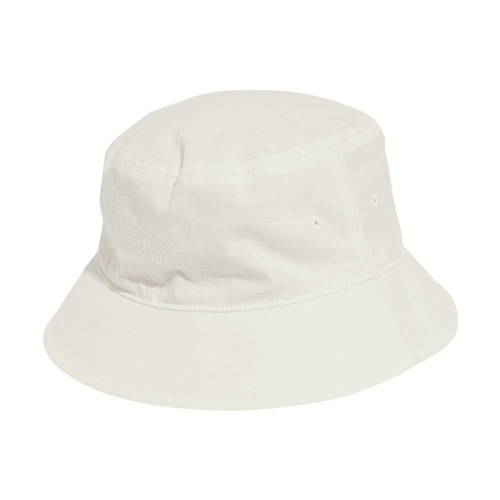 アディダス（adidas）（メンズ、レディース）帽子 クラシック バケットハット 白 54-57cm KUX49-JG3661 ハット バケハ 日差し対策 暑さ対策