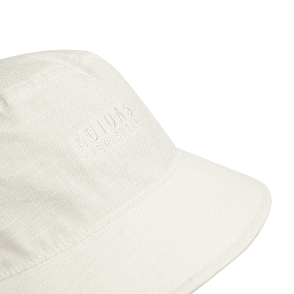 アディダス（adidas）（メンズ、レディース）帽子 クラシック バケットハット 白 54-57cm KUX49-JG3661 ハット バケハ 日差し対策 暑さ対策