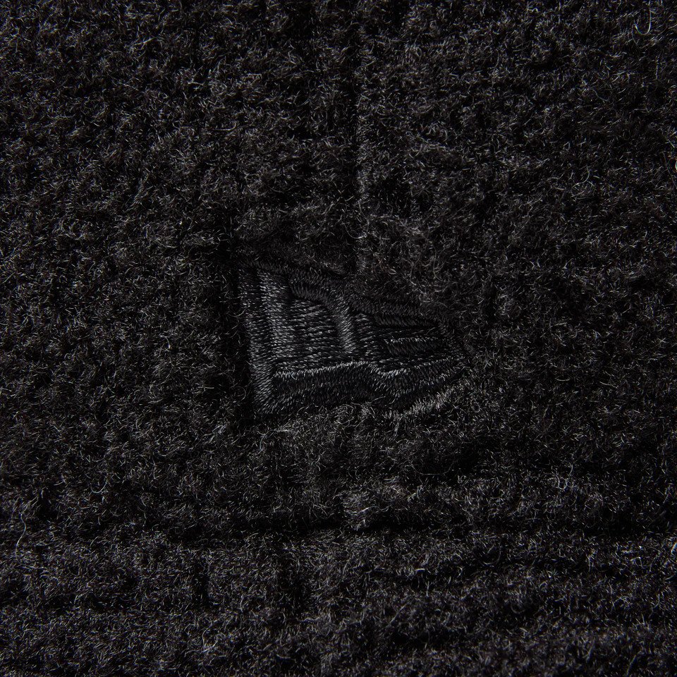 ニューエラ（NEW ERA）（メンズ、レディース）帽子 ハット バケット01 ボアフリース ベーシック 黒 ブラック Mサイズ 14667770