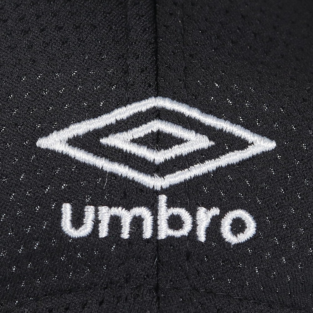 アンブロ（UMBRO）（メンズ）はっ水メッシュキャップ UUAVJC04 BK 熱中症対策