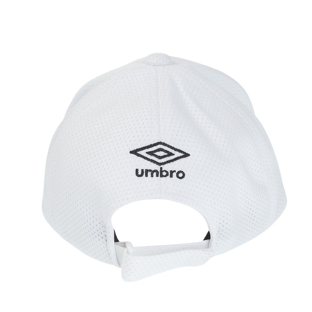 アンブロ（UMBRO）（メンズ）はっ水メッシュキャップ UUAVJC04 WH 熱中症対策