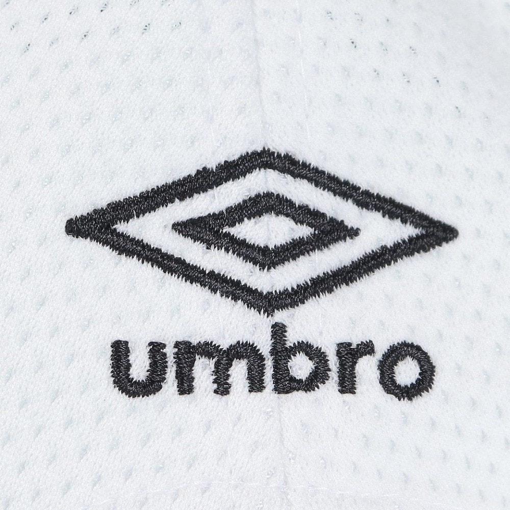 アンブロ（UMBRO）（メンズ）はっ水メッシュキャップ UUAVJC04 WH 熱中症対策