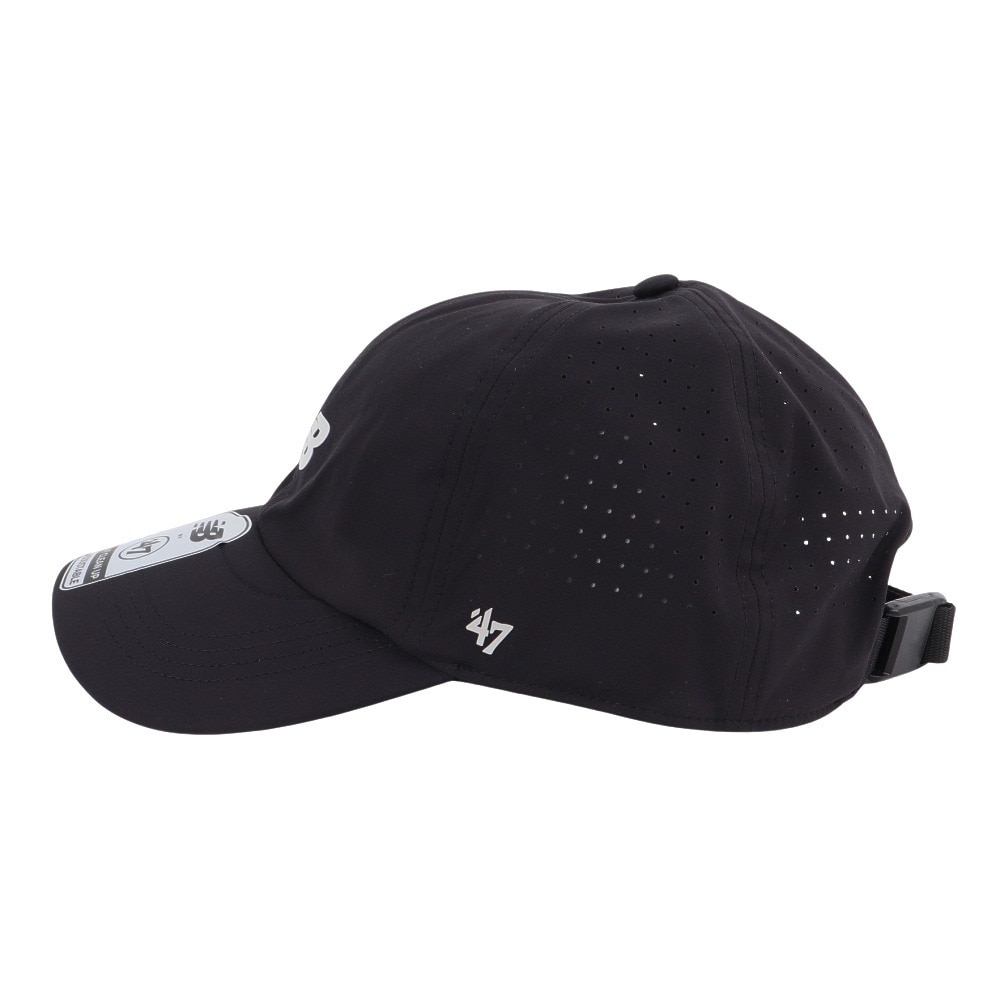 ニューバランス（new balance）（メンズ）帽子 47 Clean Up Ultimate Run ハット 黒 LAH00143BK 接触冷感 吸水 速乾 再帰反射 UPF30+ 調節可 おしゃれ 