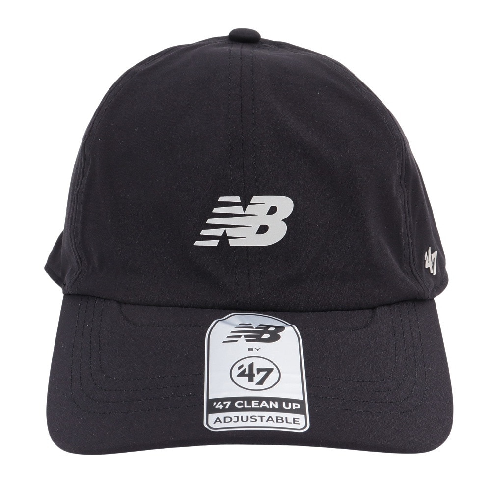 ニューバランス（new balance）（メンズ）帽子 47 Clean Up Ultimate Run ハット 黒 LAH00143BK 接触冷感 吸水 速乾 再帰反射 UPF30+ 調節可 おしゃれ 