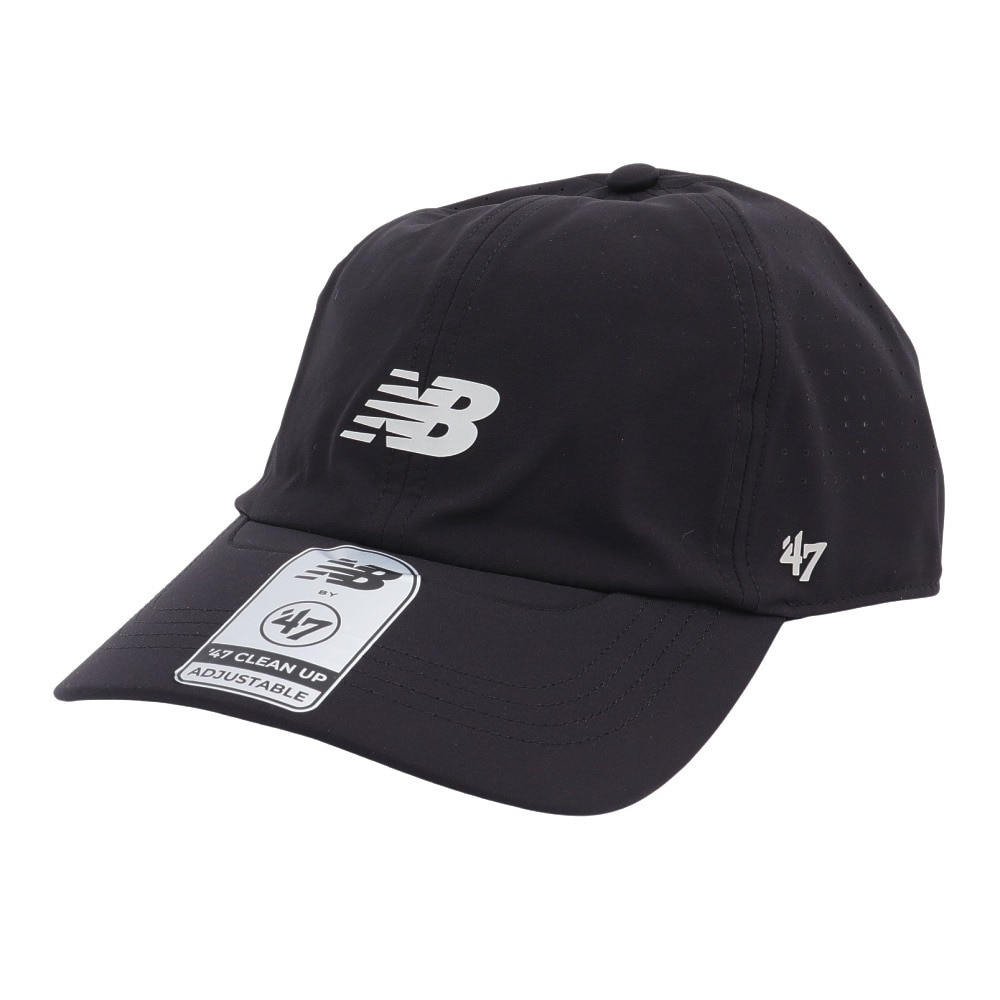 ニューバランス（new balance）（メンズ）帽子 47 Clean Up Ultimate Run ハット 黒 LAH00143BK 接触冷感 吸水 速乾 再帰反射 UPF30+ 調節可 おしゃれ 
