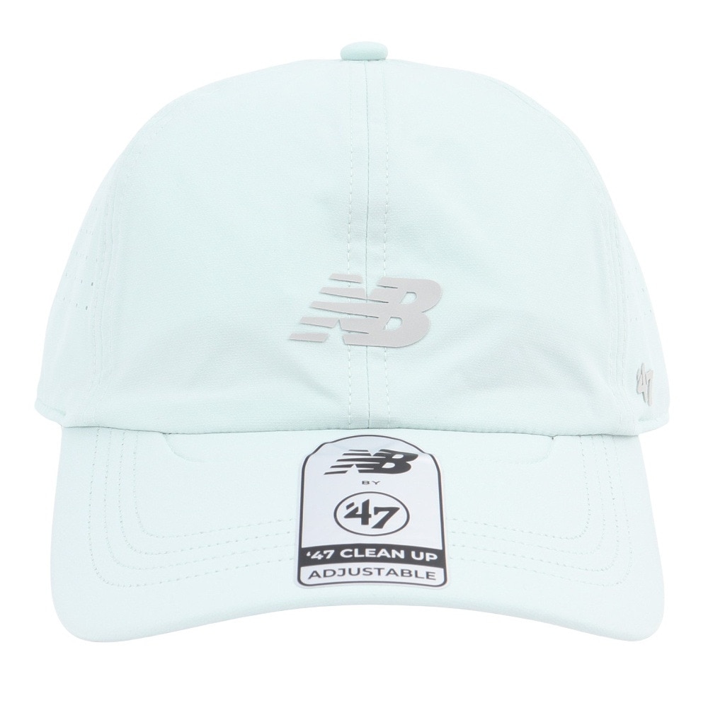 ニューバランス（new balance）（メンズ）帽子 47 Clean Up Ultimate Run ハット ミント LAH00143CYS 接触冷感 吸水 速乾 再帰反射 UPF30+ 調節可 おしゃれ 