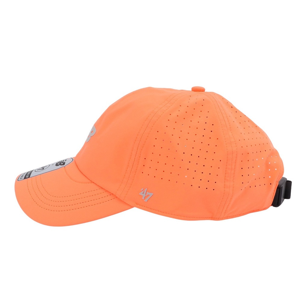 ニューバランス（new balance）（メンズ、レディース）帽子 キャップ 47 Clean Up Ultimate Run オレンジ LAH00143HMO 接触冷感  速乾 再帰反射 UPF30+ 調節可