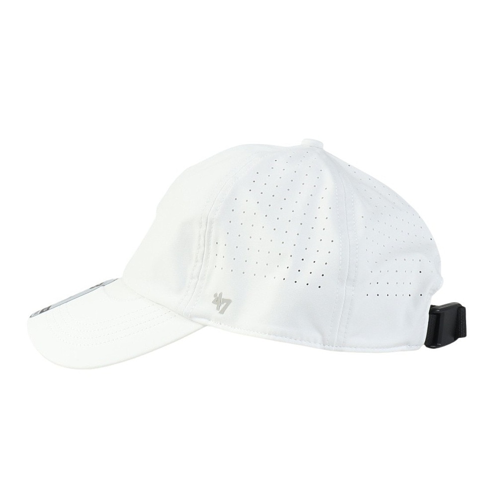 ニューバランス（new balance）（メンズ、レディース）帽子 47 Clean Up Ultimate Run Hat キャップ 白 55-61cm LAH00143WT スポーツキャップ 接触冷感 UPF30+