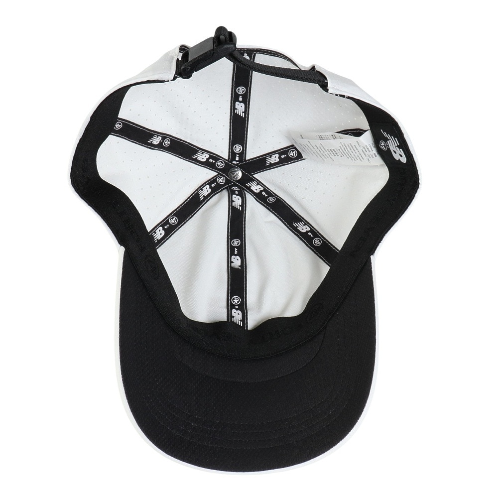 ニューバランス（new balance）（メンズ、レディース）帽子 47 Clean Up Ultimate Run Hat キャップ 白 55-61cm LAH00143WT スポーツキャップ 接触冷感 UPF30+
