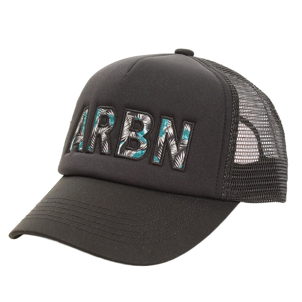  【多少の傷汚れありの為大奉仕】Botanical ロゴメッシュキャップ AB83AC1068 BK/GR