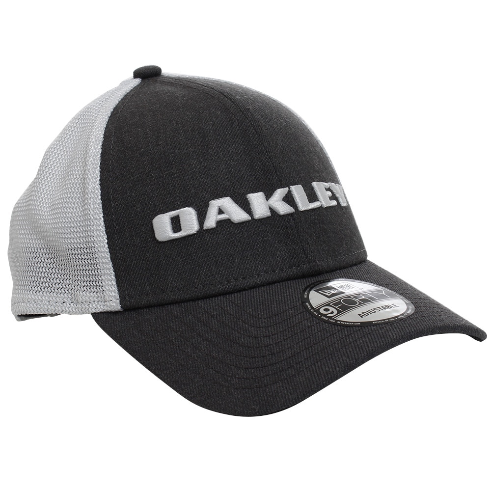オークリー（OAKLEY）（メンズ）帽子 メンズ メッシュキャップ HEATHER NEW ERA SNAPBACK HAT 911523-00N 日よけ