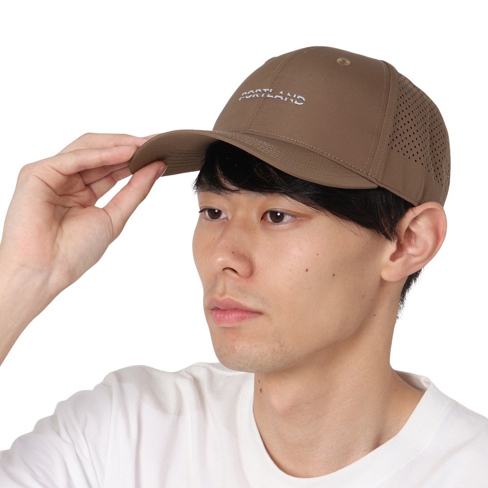 ライズ（RYZ）（メンズ、レディース）レーザーカット メッシュキャップ RZ20ST24SS0029 BEG 熱中症対策