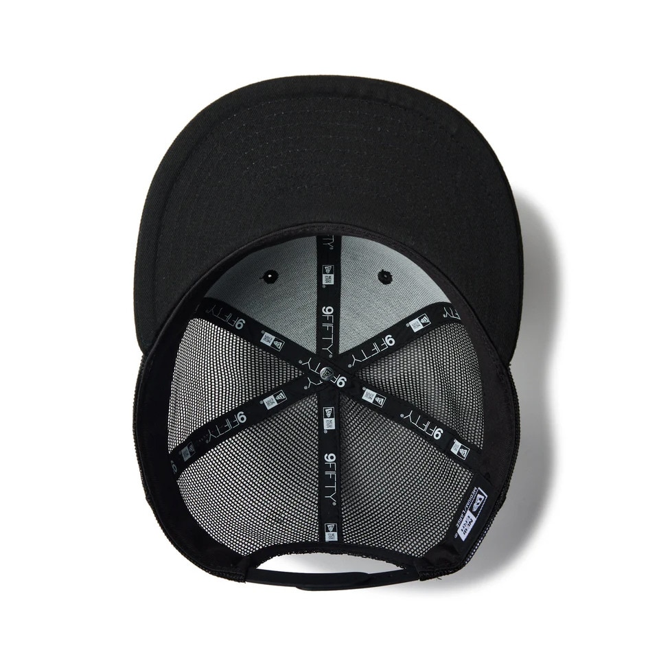 ニューエラ（NEW ERA）（メンズ、レディース）帽子 キャップ 9FIFTY トラッカー メッシュ 黒 Mサイズ 14388559 メッシュ サイズ調整可 通気性 日除け お出かけ