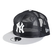 (メンズ、レディース)帽子 9FIFTY トラッカー MLB All Mesh ニューヨーク・ヤンキース クーパーズタウン 紺 55-59cm 14388560 スポーツキャップ メッシュ