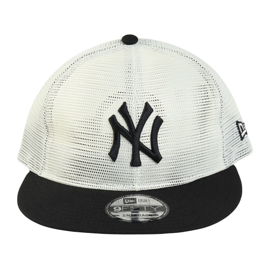 ニューエラ（NEW ERA）（メンズ、レディース）帽子 9FIFTY トラッカー MLB All Mesh ニューヨーク・ヤンキース クローム 55-59cm 14388561 スポーツキャップ メッシュキャップ