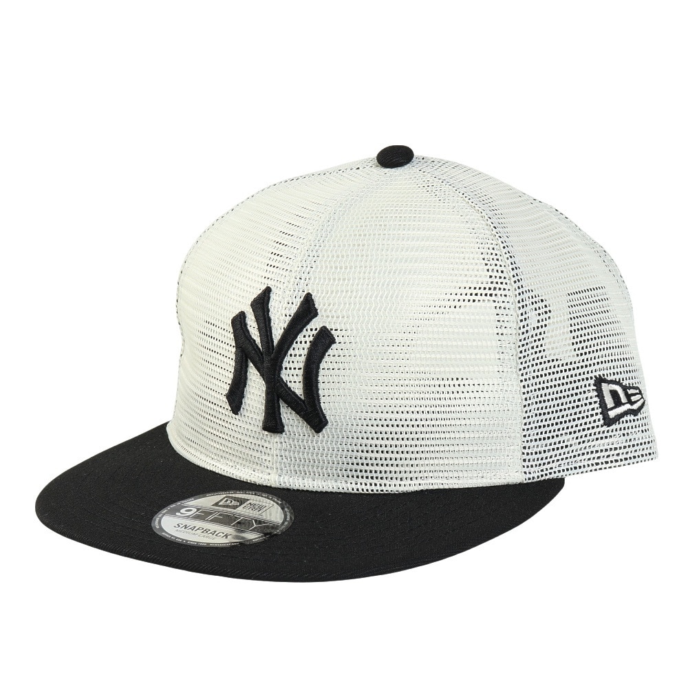 ニューエラ（NEW ERA）（メンズ、レディース）帽子 9FIFTY トラッカー MLB All Mesh ニューヨーク・ヤンキース クローム 55-59cm 14388561 スポーツキャップ メッシュキャップ