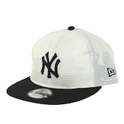 (メンズ、レディース)帽子 9FIFTY トラッカー MLB All Mesh ニューヨーク・ヤンキース クローム 55-59cm 14388561 スポーツキャップ メッシュキャップ