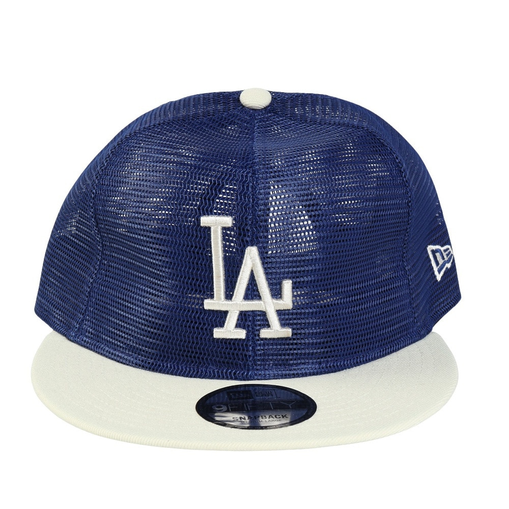 ニューエラ（NEW ERA）（メンズ、レディース）帽子 9FIFTY トラッカー MLB All Mesh ロサンゼルス・ドジャース クーパーズタウン 青 57-61cm 14388562 スポーツキャップ メッシュ