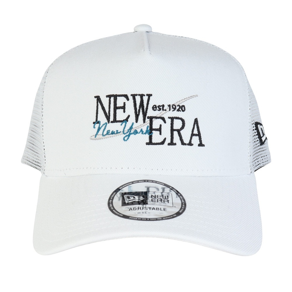 ニューエラ（NEW ERA）（メンズ）帽子 キャップ 940 A-Frame トラッカー Wind ロゴ 白 14388589 シンプル カジュアル おしゃれ 旅行 お出かけ